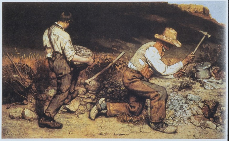 《碎石工》这一著名的社会现实主义作品最终同其他 153 幅画作一起在德累斯顿大轰炸中化为灰烬