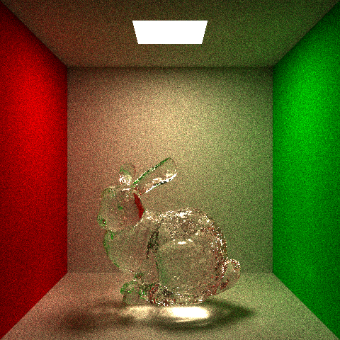 Path Tracing Glass Bunny