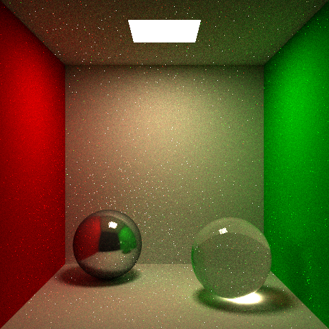 Glass Sphere with Caustics