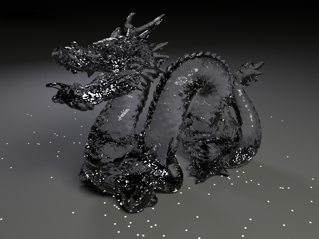 Glass Dragon with Cached Photons