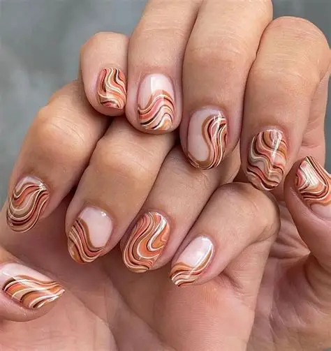 Caramel Latte Nail Colors 