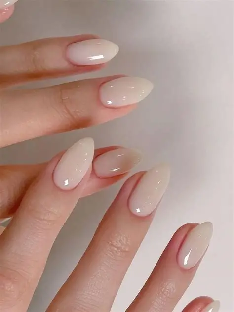 Milky White November Nail Looks 