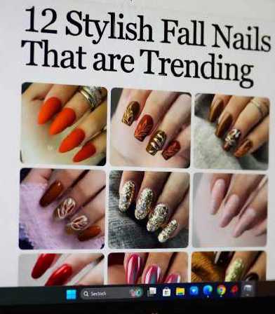 trending fall nails