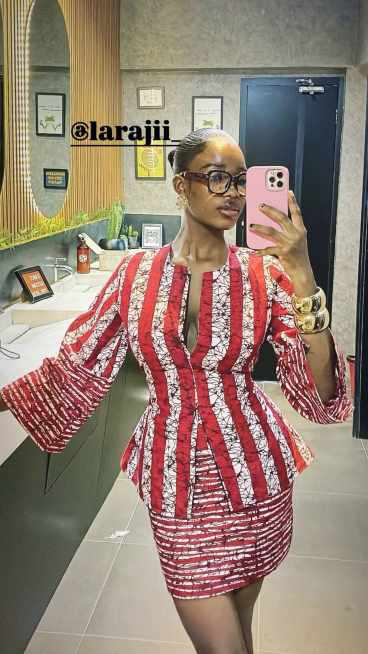 short ankara dress style
