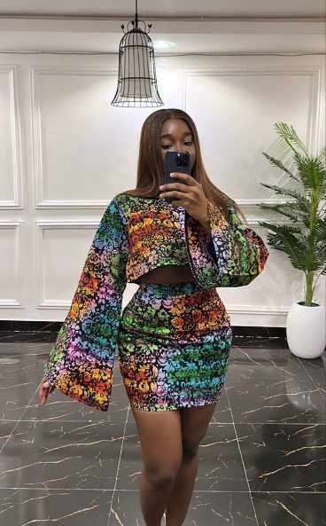 short ankara dress style