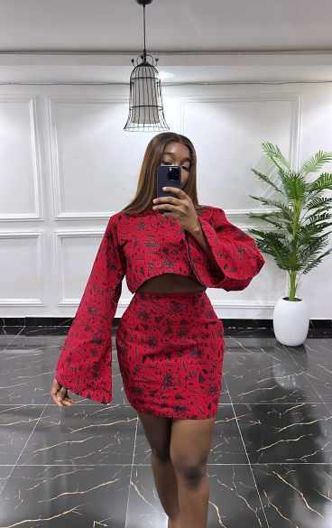 short ankara dress style