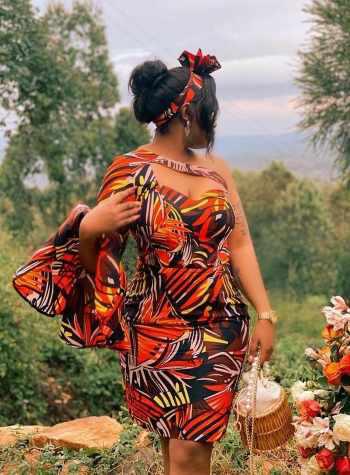 short ankara dress style