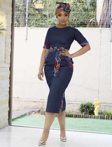 short ankara dress style