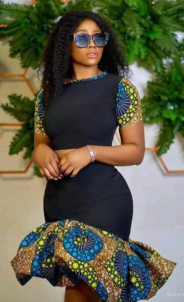 short ankara dress style