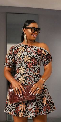 short ankara dress style