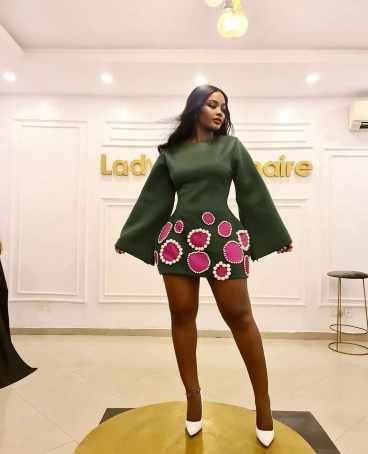 short ankara dress style