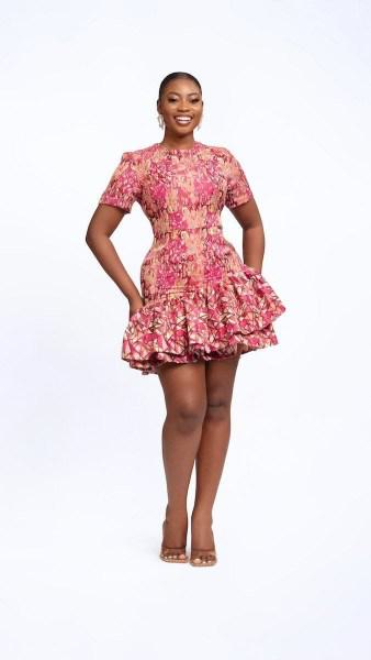 short ankara dress style