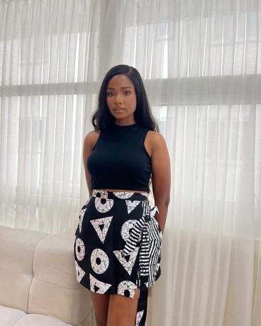 short ankara dress style