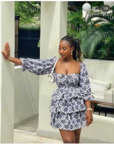 short ankara dress style