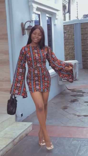 short ankara dress style