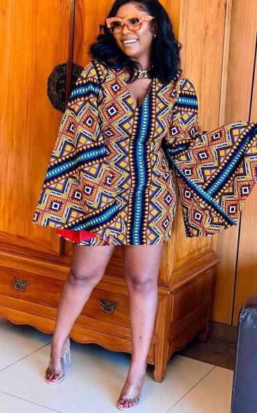 short ankara dress style
