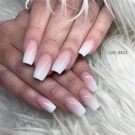 Ombre Acrylic Nails 
