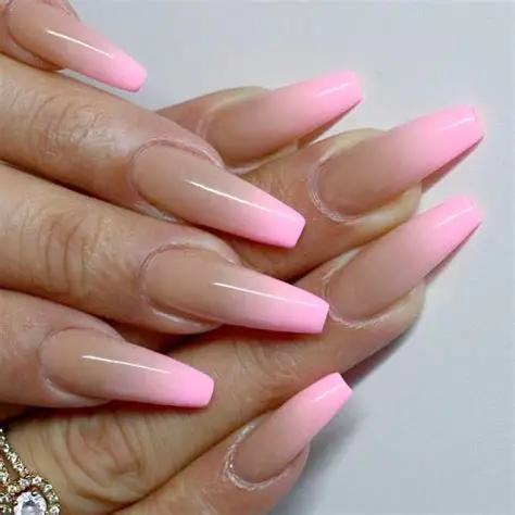 Ombre Acrylic Nails 