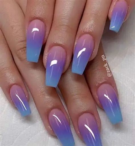 Ombre Acrylic Nails 