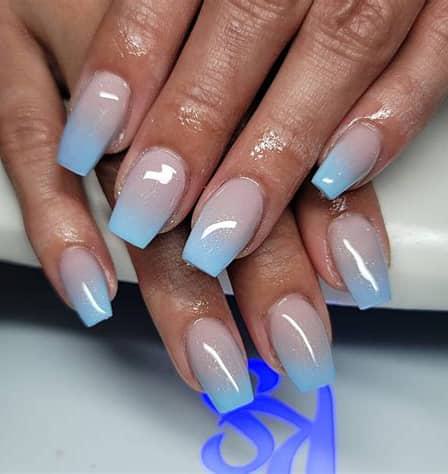 Ombre Acrylic Nails 