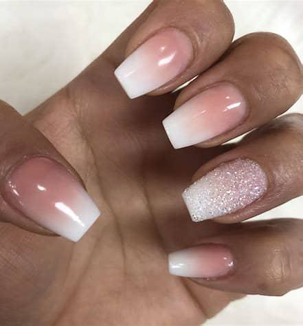 Ombre Acrylic Nails 