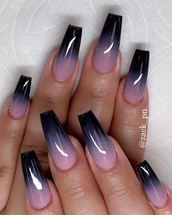 Ombre Acrylic Nails 