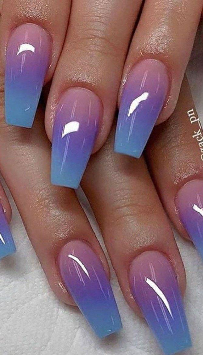 Ombre Acrylic Nails 