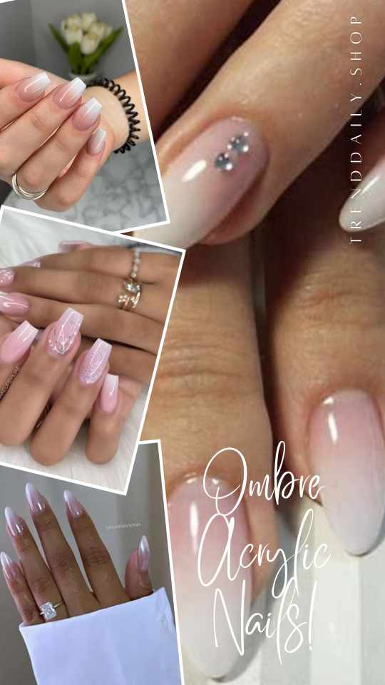 44 Cozy Fall Ombre Acrylic Nail Ideas to Match Your Seasonal Wardrobe