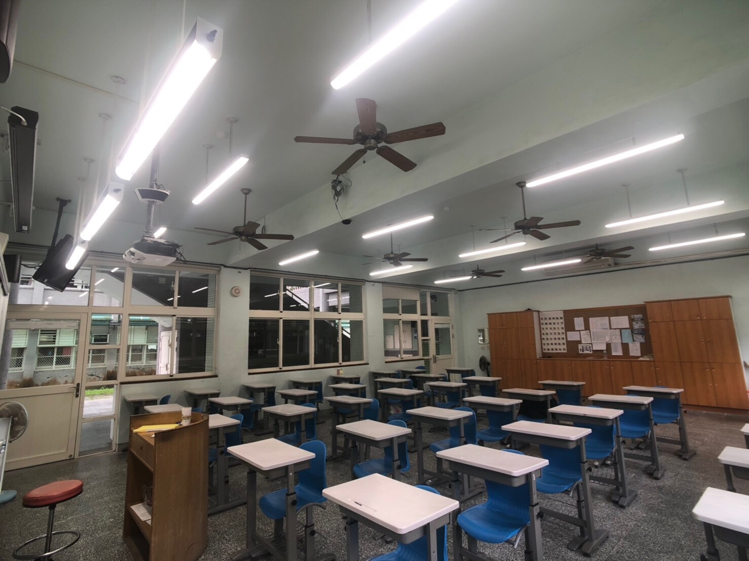 國立羅東高職 教室 安裝實景
