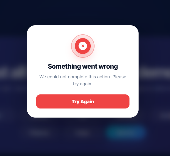 KAlert Web Dialog Error Dialog