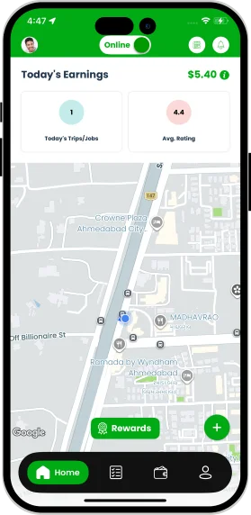 Driver app