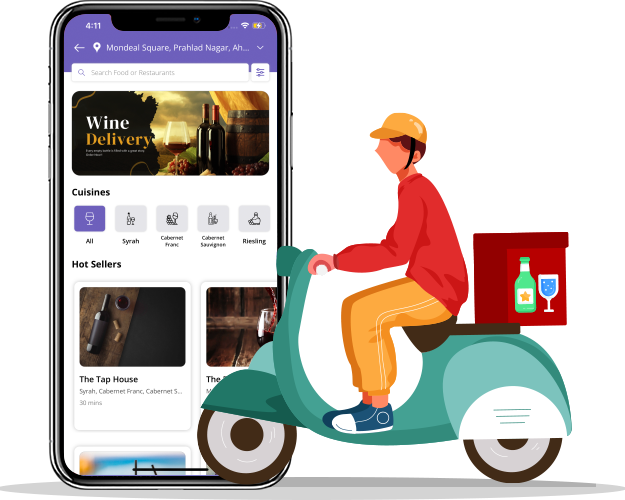 wine delivery app