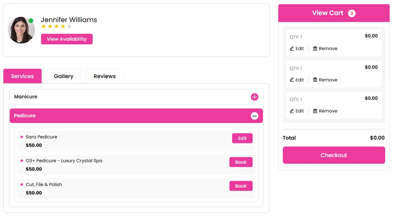 Grocery Store Item List View