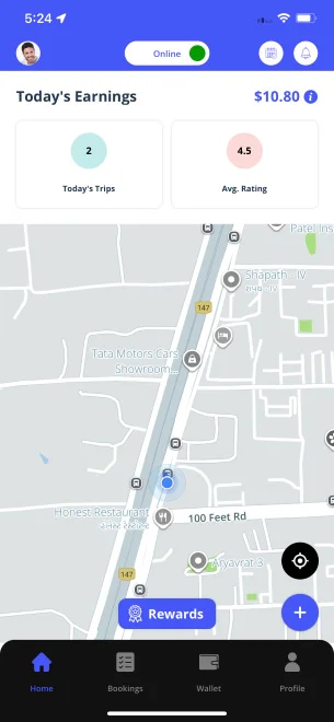 delivery driver app