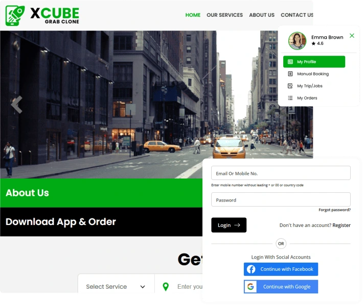 grab clone web panel