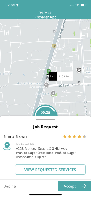 delivery driver app