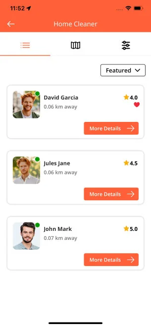 user profile setting