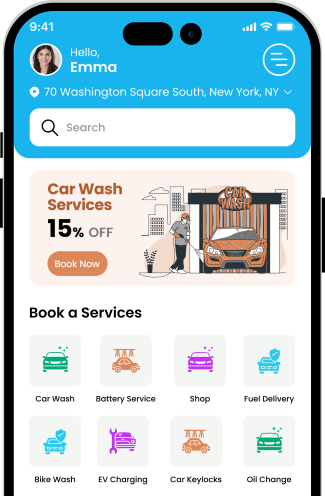 Car Wash App Development