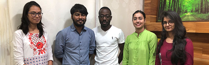 our client from Uganda