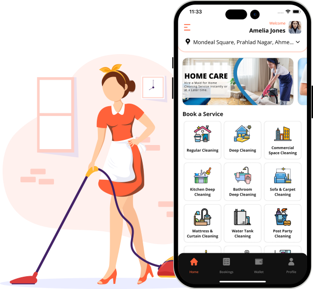 house cleaning app development