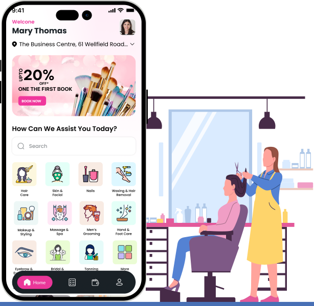 Beautician Booking App