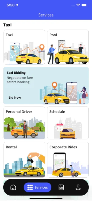 user profile setting