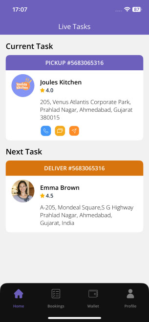 delivery driver profile