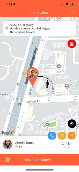 maid accept job request