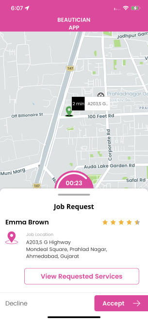 beautician today earnings