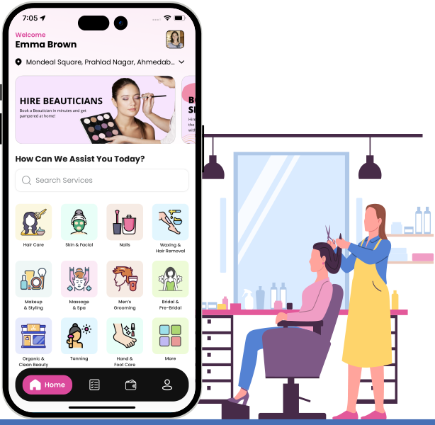 Beautician Booking App