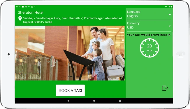 Kiosk App For Taxi Booking