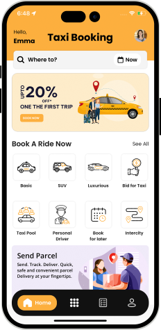 User App Main Screen