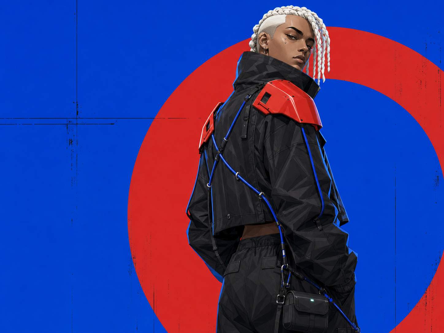 Back construction detail of VOID 03 jacket