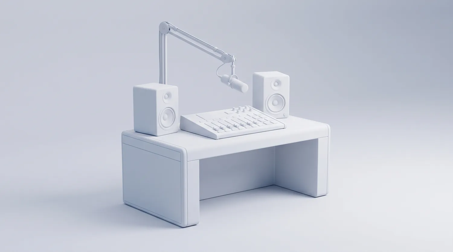 A modern data terminal replacing a broadcast desk